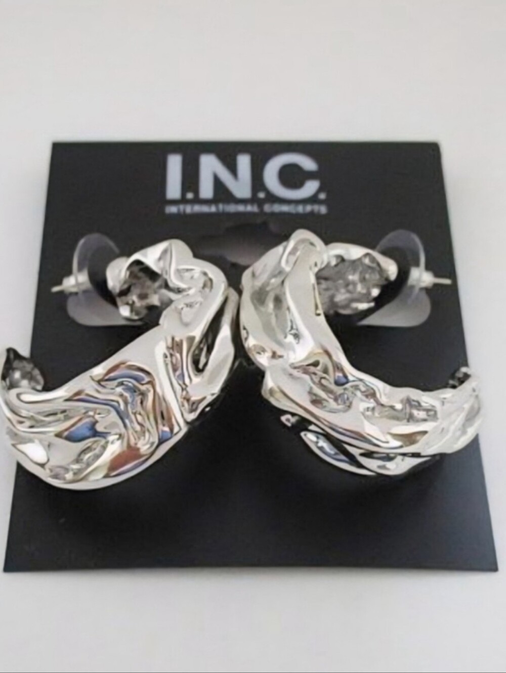 I.N.C. International Concepts Silver toned Hoop Earrings